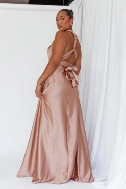 Ariana Multiway Maxi Dress Mocha -Trend Whisper 23688B09MOCHA 2