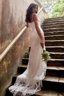 Your Beloved Lace Maxi Dress White -Trend Whisper 64114B 20WHITE 1