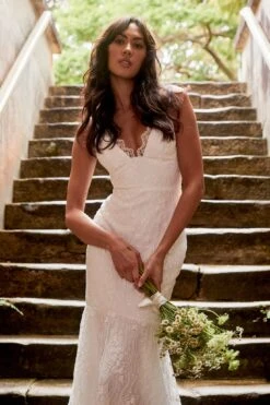 Your Beloved Lace Maxi Dress White -Trend Whisper 64114B 20WHITE 5