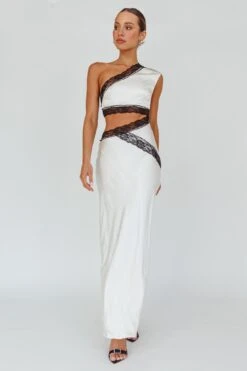 Mahli One-Shoulder Maxi Dress Champagne -Trend Whisper CM6127D 20CHAMPAGNE 2