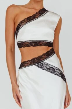 Mahli One-Shoulder Maxi Dress Champagne -Trend Whisper CM6127D 20CHAMPAGNE 4