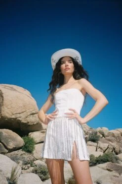 Venus Rising Diamante Bodychain Skirt Silver -Trend Whisper FS0003SILVER featured