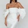 Magnolia Off-Shoulder Mini Dress White