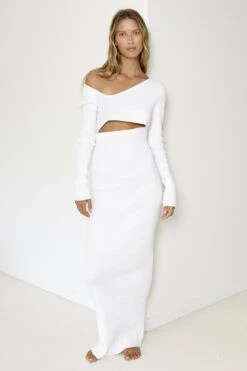 SNDYS Aurora Maxi Dress White -Trend Whisper SLSFD740 20WHITE 2