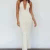 Higher Love Knit Midi Dress Vanilla