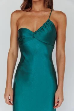 Twilight Tango One-Shoulder Maxi Dress Forest Green -Trend Whisper ST3908H 20FOREST 20GREEN 4