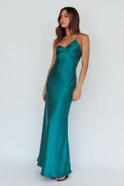 Twilight Tango One-Shoulder Maxi Dress Forest Green -Trend Whisper ST3908H 20FOREST 20GREEN 7