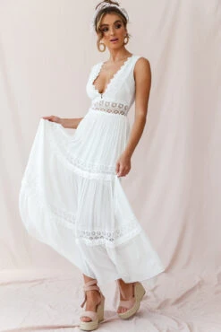 Faith Embroidered Details Maxi Dress Ivory 11 Faith Embroidered Details Maxi Dress Ivory -Trend Whisper photo 89 st0491 ivory